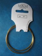 Goudkleurige oorringen (5 cm) NIEUW, Handtassen en Accessoires, Oorbellen, Overige materialen, Nieuw, Ophalen of Verzenden, Knopjes of Stekers