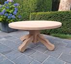 Volledig massief eiken salontafel. Geluchtgomd., Huis en Inrichting, Ophalen of Verzenden, Zo goed als nieuw