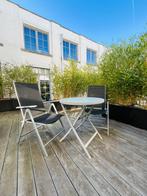 Table et chaises de jardin, Jardin & Terrasse, Tables de jardin, Enlèvement, Utilisé, Rond, Aluminium