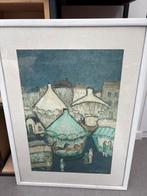 Prachtig schilderij te koop van Hubert de Vries, Antiek en Kunst, Kunst | Litho's en Zeefdrukken, Ophalen