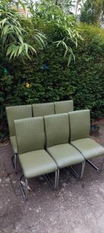 8 Henders & Hazel stoelen, Huis en Inrichting, Ophalen, Gebruikt, Overige kleuren, Leer