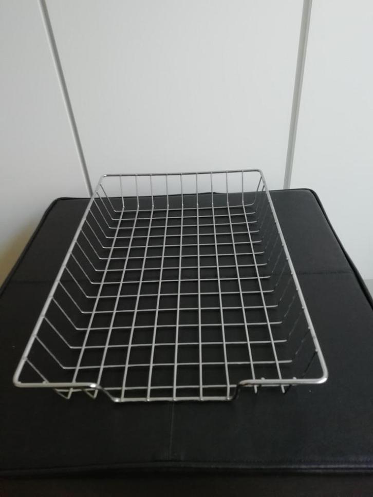 Vintage metalen klasseerbak – stijlvol en functioneel, Antiek en Kunst, Antiek | Kantoor en Zakelijk, Ophalen