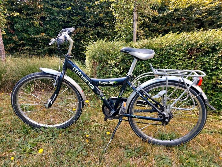 minerva Escape city, Fietsen en Brommers, Fietsen | Jongens, Zo goed als nieuw, 22 inch, Handrem, Versnellingen, Ophalen