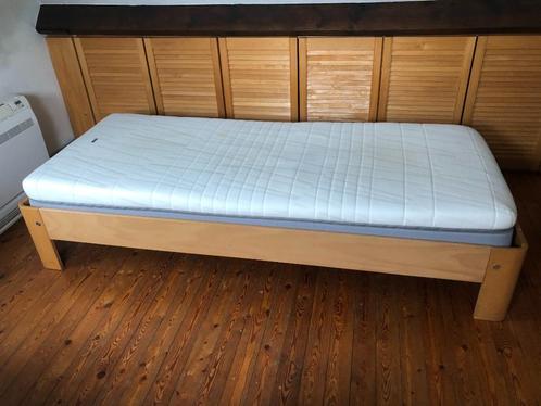 Auping bedbed, Huis en Inrichting, Slaapkamer | Bedden, Zo goed als nieuw, Eenpersoons, 80 cm, 200 cm, Hout, Verstelbaar, Ophalen