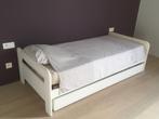 Eenpersoonsbed, Huis en Inrichting, Slaapkamer | Bedden, Ophalen, 90 cm, Eenpersoons, Wit