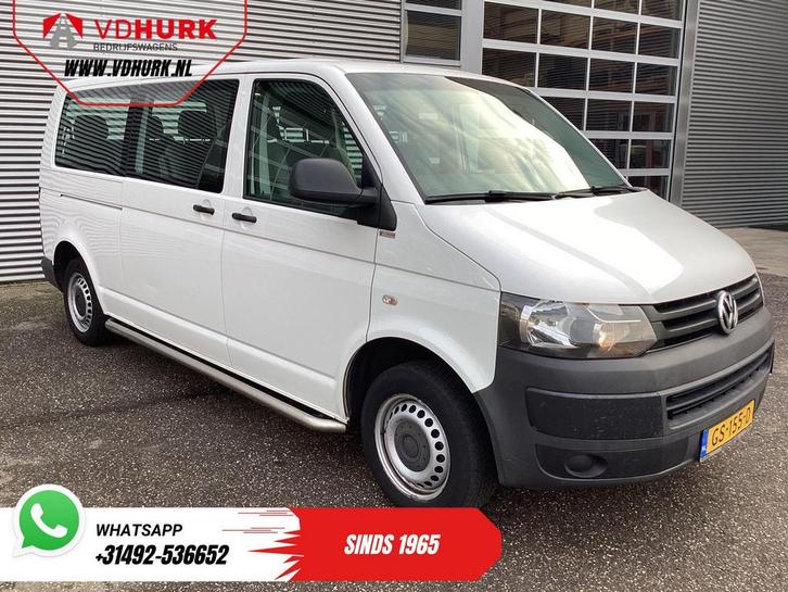 Volkswagen Transporter 2.0 TDI L2 EXPORT MARGE 9 Persoons/ C, Autos, Camionnettes & Utilitaires, ABS, Air conditionné, Verrouillage central
