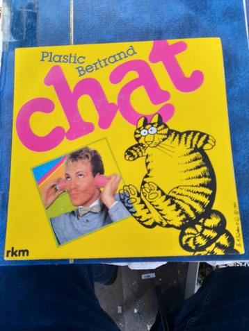 Bertrand en plastique célibataire - chat, Enlèvement ou Envoi, Single, Comme neuf, Pop