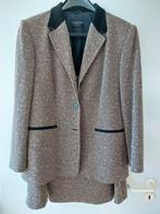 Mantelpakje dames JERSEY & JERSEY (DOMINA) maat 48, Ophalen, Kostuum of Pak, Bruin, Maat 46/48 (XL) of groter