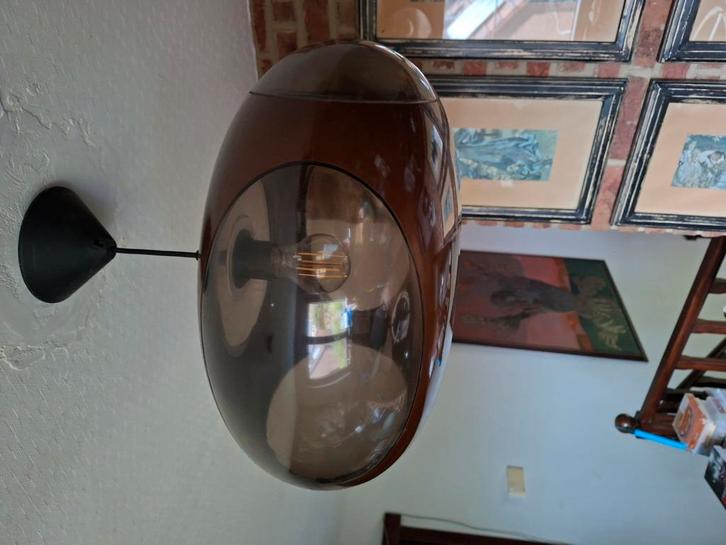 UFO-hanglamp in Space Age-stijl, gemaakt in, Huis en Inrichting, Lampen | Hanglampen, Gebruikt, Ophalen of Verzenden