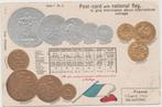 POSTKAART  FRANKRIJK MET Stempel half penny, Verzamelen, Gelopen, Overige thema's, Ophalen of Verzenden, Voor 1920