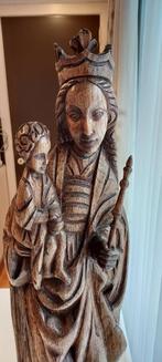 mooi houten beeld : "Maria en kind", Ophalen