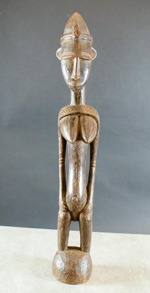 vrouwelijke Voorouderfiguur - Dogon - Mali 70 cm, Antiek en Kunst, Kunst | Niet-Westerse kunst, Ophalen of Verzenden