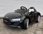 Audi R8 12v zwart Afstands / Bluetooth - Leder - Rubberban, Kinderen en Baby's, Ophalen of Verzenden, Nieuw