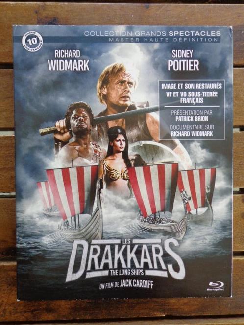 )))  Bluray  Les Drakkars  //  R. Widmark / S. Poitier  (((, Cd's en Dvd's, Blu-ray, Zo goed als nieuw, Avontuur, Ophalen of Verzenden