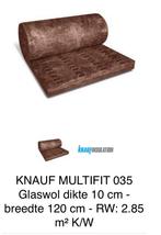 Knauf multifit 035 (10cm), Doe-het-zelf en Bouw, Isolatie en Afdichting, Ophalen, Nieuw