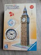 Ravensburger 3D Puzzel – Big Ben met klok – 216 stukjes, Hobby & Loisirs créatifs, Sport cérébral & Puzzles, Enlèvement ou Envoi