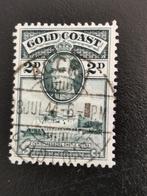 Gold Coast 1938 - Koning George VI en Fort Christiansborg, Postzegels en Munten, Ophalen of Verzenden, Gestempeld