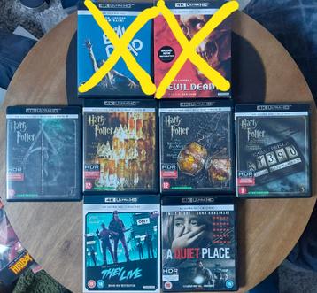 4K Blu-Rays Nieuwstaat beschikbaar voor biedingen