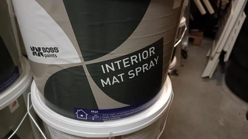 Interior Mat Spray -  RAL 9010, Doe-het-zelf en Bouw, Verf, Beits en Lak, Nieuw, Verf, 5 tot 10 liter, Wit, Ophalen of Verzenden