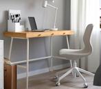 Stijlvolle bureau - bamboe hout, Ophalen, Zo goed als nieuw, Bureau