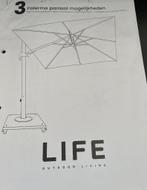 Zweefparasol, Tuin en Terras, Ophalen, Zo goed als nieuw, Zweefparasol, Kantelbaar