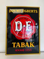 Panneau d'affichage en émail Douwe Egberts, Collections, Comme neuf, Enlèvement ou Envoi, Panneau publicitaire
