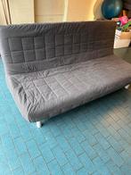 Ikea zetelbed 2 personen, Huis en Inrichting, Slaapkamer | Slaapbanken, Ophalen, Zwart, 140 cm, Zo goed als nieuw