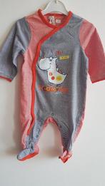 ORCHESTRA bébé - Pyjama ligné avec dinosaure - T.12 mois/74, Kinderen en Baby's, Nacht- of Onderkleding, Gebruikt, Jongetje of Meisje