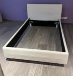Twijfelaar bed 1,20 m, Ophalen, Overige materialen, Gebruikt, Wit lederlook