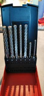 Milwaukee MX4 SDS-plus steenboren set van 7 - 5 tot 12mm, Doe-het-zelf en Bouw, Ophalen, Zo goed als nieuw