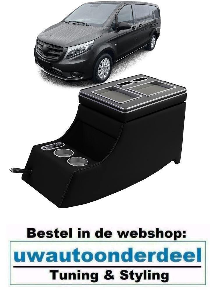 USB Luxe Middenconsole Armsteun Zwart Voor Viano Vito W447 W, Autos : Divers, Tuning & Styling, Envoi