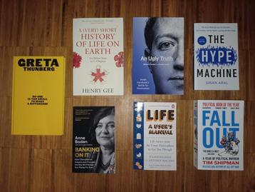 NIEUW: Engelstalige boeken genre maatschappij, politiek beschikbaar voor biedingen