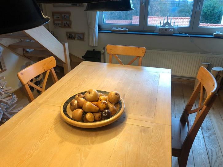 Chaises IKEA Ingolf, Maison & Meubles, Chaises, Utilisé, Trois, Bois, Brun, Enlèvement