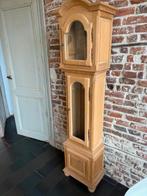 klok eik, Huis en Inrichting, Woonaccessoires | Klokken, Ophalen, Zo goed als nieuw, Staande klok