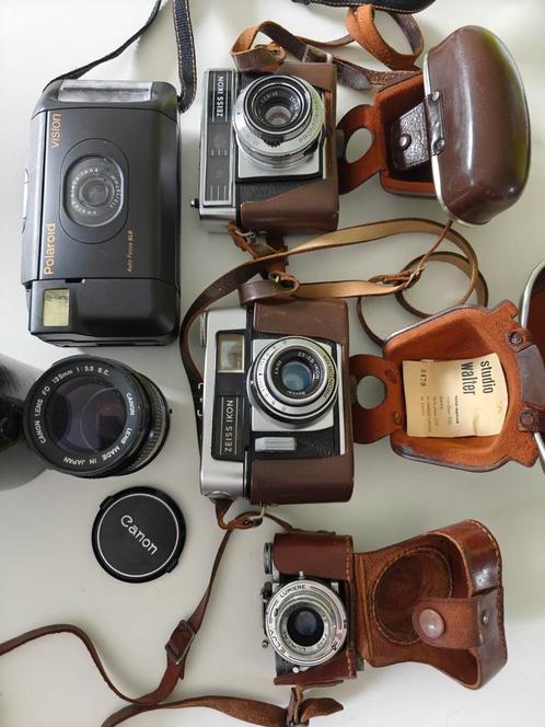 LOT: analoge camera en lens, Audio, Tv en Foto, Fotocamera's Analoog, Gebruikt, Ophalen