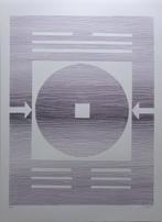 MICHEL SEUPHOR / HEXAGRAMMES YI-KING / ZW-W LITHO / 75x55cm, Antiek en Kunst, Ophalen of Verzenden