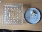 Armatuur vierkant 20 x 20 cm voor lamp E27, Ophalen, Gebruikt, Glas
