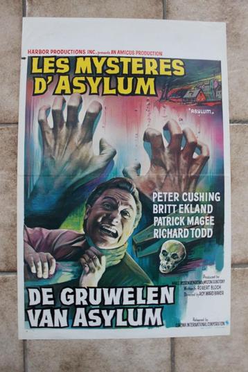 filmaffiche Asylum 1972 Peter Cushing filmposter