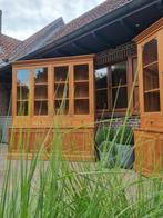 Teak buffetkast/vitrinekast GRATIS LEVERING, Huis en Inrichting, Ophalen of Verzenden, Zo goed als nieuw