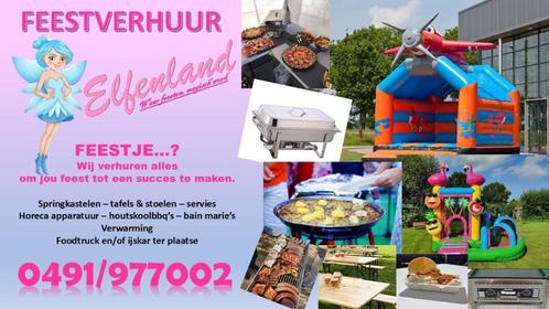 Springkasteel/feestmateriaal te huur, Hobby en Vrije tijd, Feestartikelen | Verhuur, Nieuw, Ophalen of Verzenden