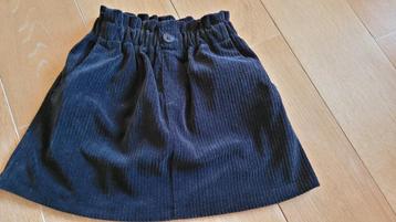 Donkerblauwe rok - Zara - maaat 7 jaar (122)