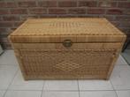 rotan koffer, Ophalen, 45 tot 55 cm, Slot, Zo goed als nieuw