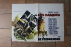 filmaffiche The Damned 1969 Luchino Visconti filmposter, Verzamelen, Rechthoekig Liggend, Ophalen of Verzenden, Zo goed als nieuw