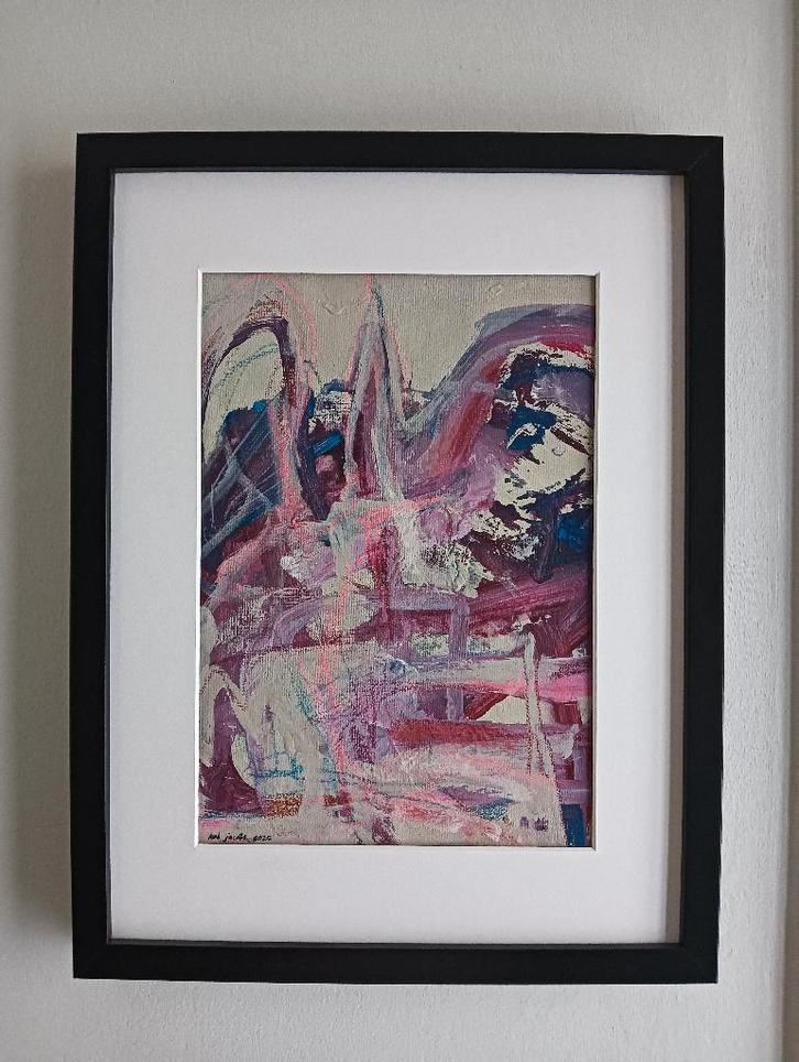 paranoïa, Antiquités & Art, Art | Peinture | Abstraite, Enlèvement ou Envoi