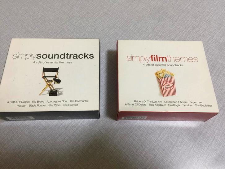 2 cd boxen van filmmuziek  ( 4 cd’s per box) 5 euro per box, Cd's en Dvd's, Cd's | Filmmuziek en Soundtracks, Zo goed als nieuw