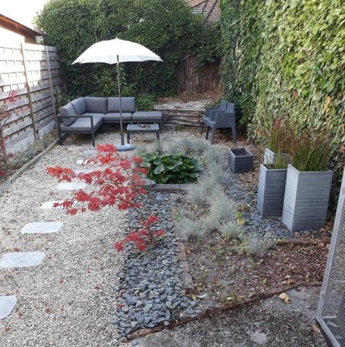 Lounge - tuinset, Tuin en Terras, Tuinsets en Loungesets, Gebruikt, Loungeset, Aluminium, 5 zitplaatsen, Bank, Bijzettafel, Ophalen