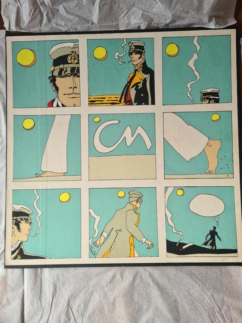 Hugo Pratt Corto Maltese Portfolio Le Temps d'une Cigarette, Collections, Posters & Affiches, Comme neuf, Autres sujets/thèmes