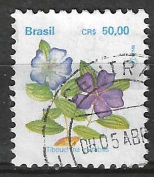 Brazilie 1993 - Yvert 2140 - Braziliaanse bloemen (ST), Timbres & Monnaies, Timbres | Amérique, Affranchi, Envoi