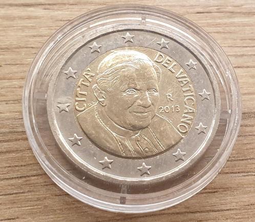 pièce 2€ Cité du Vatican 2013, Postzegels en Munten, Munten | Europa | Euromunten, Losse munt, 2 euro, Vaticaanstad, Ophalen of Verzenden