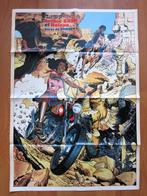 Spirou 1990 :Poster double face Archie Cash et Helena (1976), Livres, Malik, Enlèvement ou Envoi, Une BD, Comme neuf